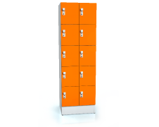 Premium lockers with ten lockable boxes ALFORT AD 1920 x 600 x 520